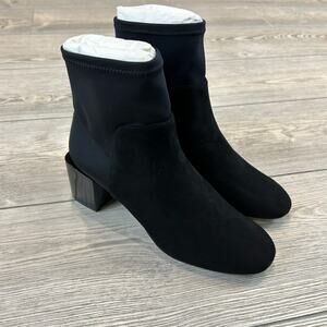 Mercedes Castillo Inez Black Suede Ankle Booties - Size 5